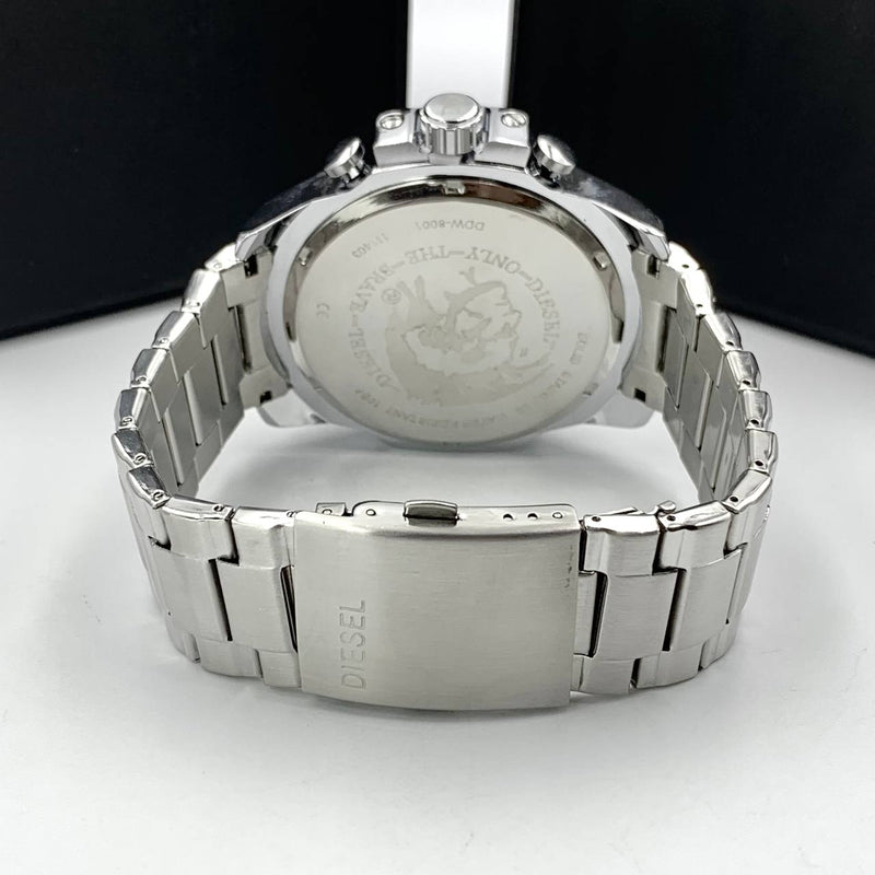 Linha Diamante 10 BAR – prata, cinza e branco – Pulseira de aço – À PROVA D’ÁGUA – cod100