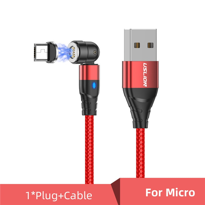 Cabo USB Magnético (Tipo C, Micro e IOS Apple)